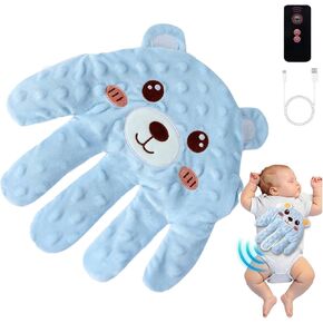 Baby Soothers for Sleep, Baby Soothing Palm for 0-3 Years, Automatic Patting Butt Patter Pillow, Sleep Buddies for Newborns, with Remote Control