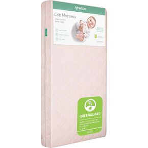 Newton Baby Crib Mattress and Toddler Bed - Ultra-Breathable Proven to Reduce Suffocation Risk, 100% Washable, 2-Stage, Non-Toxic Better Than Organic, Removable Cover - Deluxe 5.5" Thick- White