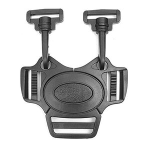 Stroller and Car Seat Replacement Parts/Accessories to fit Baby Trend Products for Babies, Toddlers, and Children (5 Point Stroller Buckle + Strap Clips) 5D+Clips