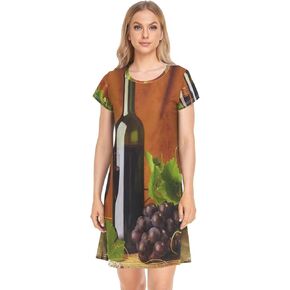 Oyihfvs Women's Sleeping Dress, Sleepwear, Nightgowns, Sleepshirts Nightwear (S-2XL)