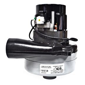 Ametek 24 Volt DC Vacuum Motor 2 stage with 1.5 inlet tube for Advance and Clarke 24V Autoscrubber - 116157-29