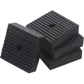 4" x 4" x1"Shock pad 4 Pack for air Compressor Air Conditioner, Washing Machine, Dryer, Treadmill Solid Rubber