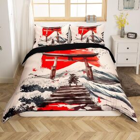 jejeloiu Boys Girls Line Dachshund Comforter Cover Toddler Size, Sausage Dog Bedding Set Puppy Dog Duvet Cover Kids Teens Bedroom Decor with 1 Pillow Case (No Comforter)