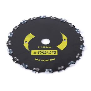 High Carbon Steel Circular Saw Blades 9inch 20T for Cutting Bamboo Shrubs Weeds
