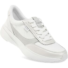 أحذية Kizik Womens: باريس - انزلاق مريح ، تنفس ، غير رسمي على أحذية رياضية ، جلد كامل للحبوب ، راحة خالية من اليدين للمشي والجري
