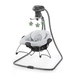 Graco Simple Sway 2-in-1 Swing and Bouncer with Removable Swing Seat and 6 Swinging Speeds for Toddler Swing Seat and Swing Chair - Emersyn