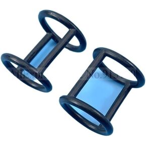 A Pair Silicone Sealing Rings Black H Shaped Gaskets Soft Serve Ice Cream Machines Parts Outer Diameter 2.8cm.Sealing Rings