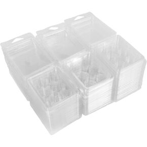 60 Wax Melt Containers-6 Cavity Clear Empty Plastic Wax Melt - Clamshells for Tarts Wax Melts.