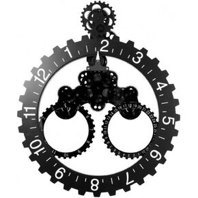 CSCDD Triangle Large Hanging Gear Clock Living Room Home Mechanical Gear Wall Clock Bedroom Wall Clock