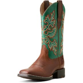 Round Round Wild Wide Square Tee Stretchfit Western Boot