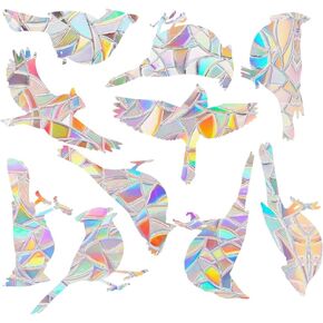 Bird Anti-Collision Window Stickers，Prism Window Cling，Electrostatic Rainbow Windows Stickers 、Used to Stop Birds from Hitting Windows (Bird -Style G)