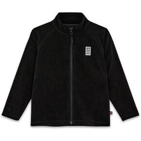 LEGO Wear Kids & Baby Full-Zip Fleece Cardigan Jacket, Black, 14 Years