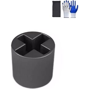 Universal Jack Socket Adapter for Hand Drill, Trailer Jack Drill Adapter, Heavy-Duty Socket Converter for Scissor Car Jack, Easy Tire Change Tool (A)