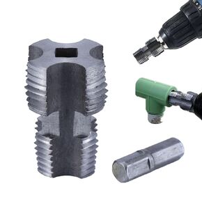 أداة قطع مؤشر ترابط أنبوب - طقم ترابط PVC | أداة خيوط الأنابيب للسباكة | أداة threader الأنابيب | مريح الأنابيب الداخلية threader 1/2 بوصة صانع الخيط | أداة الخيوط اليدوية القابلة لإعادة الاستخدام 3/4 بوصة