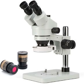 SWIFT Trinocular Stereo Zoom Microscope 3.5X-90X,with 5MP Camera and Software Windows and Mac Compatible