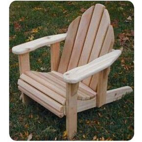 Woodcraft Project Paper Plan To Build Child-Size Adirondack Chair - Material Not Included