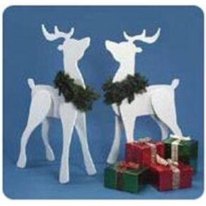 Woodcraft Project Paper Plan To Build Proud Deer - Material Not Included