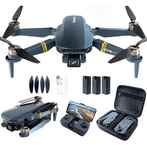 CHUBORY X10 PRO GPS Drone with Camera for Adults 4K UHD, 90 Min Long Flight Time,3280 FT Long Control Range, Auto Return, Follow Me, Brushless Motor, 5G FPV RC Quadcopter for Beginners(<0.55bl)