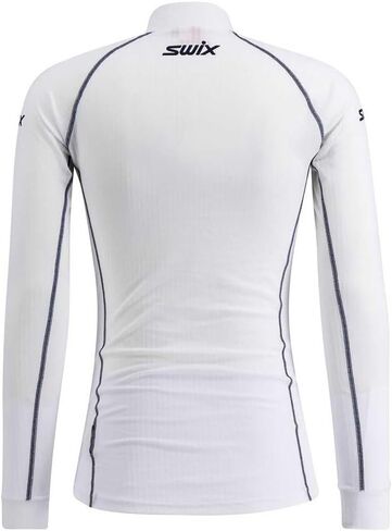 Swix Men's Racex Classic Half Zip Long Sleeve Quick-Drying Stretch Slim Fit Baselayer Top in Saudi Arabia
