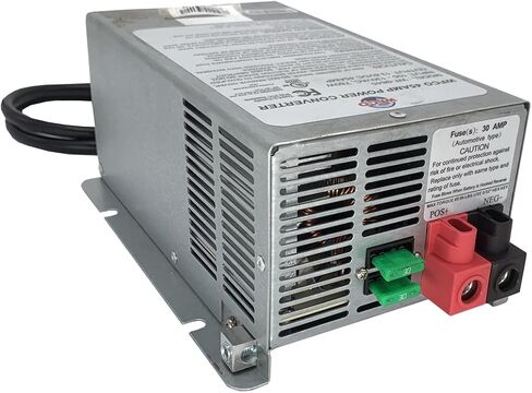 WFCO Arterra WF-9845-AD-CB محول/شاحن - مثبت على سطح السفينة - مخرج تيار مستمر 45 أمبير (سلك طاقة تيار متردد 15 أمبير)، رمادي in Kuwait