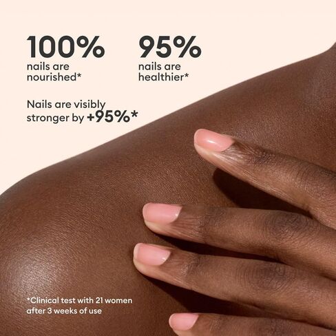 Manucurist Active Plump Nail Polish & Care - Collagen & Peach Extract - No Lamp - Nail Hydrator with Ultra-Glossy Baby Rose Shimmer for Instant Plumping Effect - Nail Volumizer - Vegan & Plant-Based in Saudi Arabia