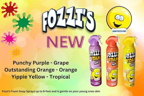 Aerosol Fozzi الجديد صابون الرغوة للأطفال Punchy Purple ، (العنب) 11.04 أوقية (313 جم) حزمة من 3 in Saudi Arabia