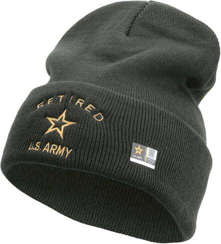 e4Hats.com US Army Retired Military Embroidered Long Beanie in Saudi Arabia