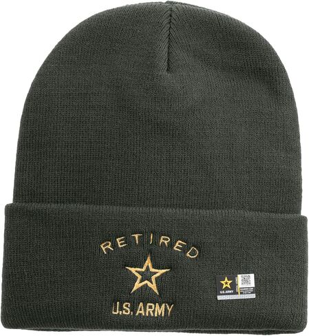 e4Hats.com US Army Retired Military Embroidered Long Beanie in Saudi Arabia