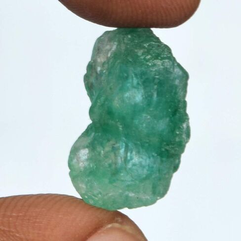 GEMHUB Loose Rough Emerald 11.50 Ct Natural Green Emerald Healing Stone, Rough Emerald for Jewelry in Saudi Arabia