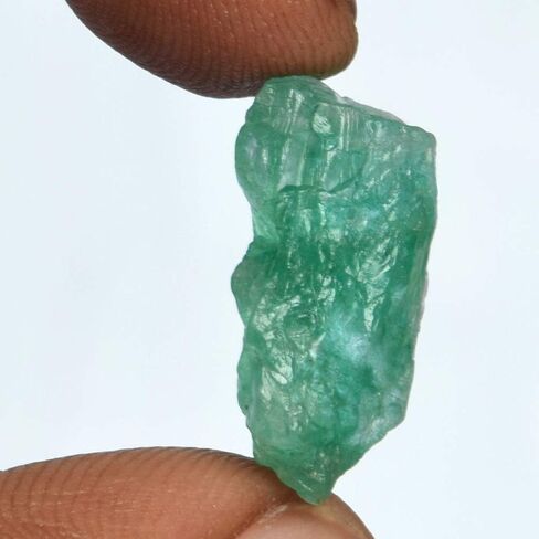 GEMHUB Loose Rough Emerald 11.50 Ct Natural Green Emerald Healing Stone, Rough Emerald for Jewelry in Saudi Arabia