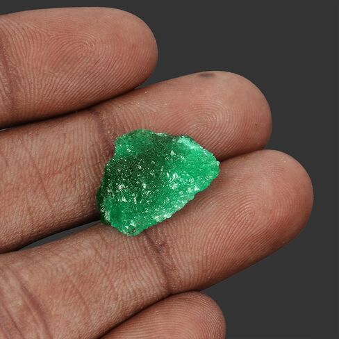 GEMHUB Loose Rough Emerald 11.50 Ct Natural Green Emerald Healing Stone, Rough Emerald for Jewelry in Saudi Arabia