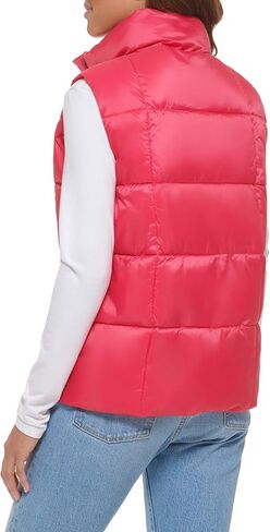 Levi's Women's Sporty Box Quilted Puffer Vest, Berry, Medium in Saudi Arabia