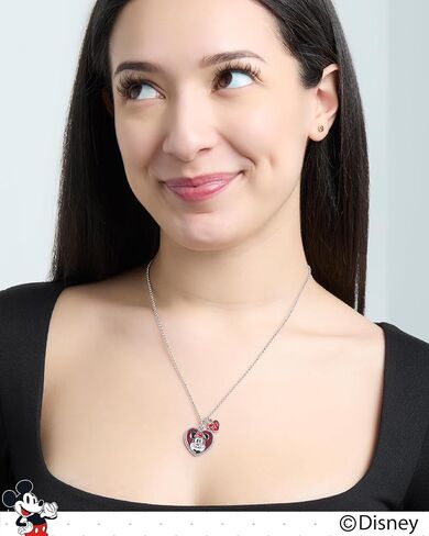 Disney Girls Minnie Mouse BFF Necklace Set of 3 - Best Friends Necklaces with BFF Charm and Minnie Mouse Pendant in Saudi Arabia