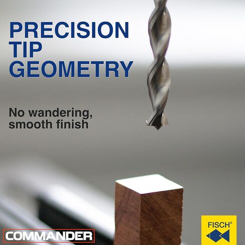 Fisch Pen Drill Bits (3/8" x 150mm) - Pen Maker Flutes for Wood Turning, Pen Blanks and Pen Making - Durable, Easy to Install, Guarantees Clean Entrance - FSN-322597 - Made from M2 HSS High Speed Steel in Kuwait