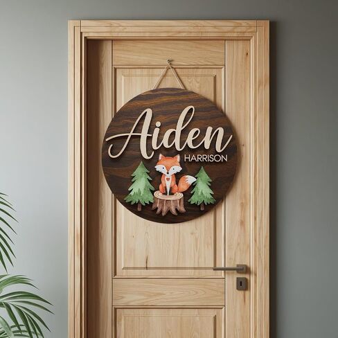 Iris Theme Personalized Wooden Name Sign – Baby Girl Nursery Wall Decor – Custom Door Plate – Newborn Gift – Mother’s Day Present in Saudi Arabia