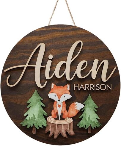 Iris Theme Personalized Wooden Name Sign – Baby Girl Nursery Wall Decor – Custom Door Plate – Newborn Gift – Mother’s Day Present in Saudi Arabia