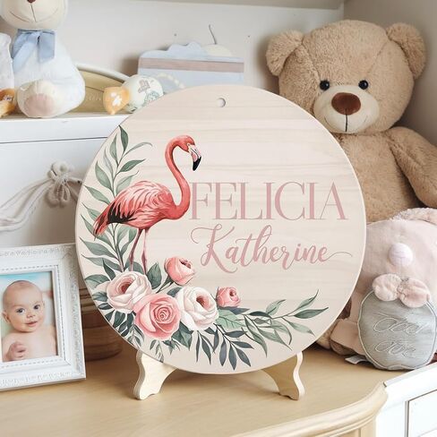 Iris Theme Personalized Wooden Name Sign – Baby Girl Nursery Wall Decor – Custom Door Plate – Newborn Gift – Mother’s Day Present in Saudi Arabia