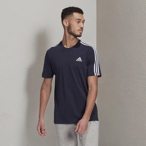 adidas Men's Essentials 3-stripes Tee in Saudi Arabia