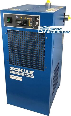 SCHULZ REFRIGERATED AIR COMPRESSOR DRYER: 71-86 CFM 115 VOLTS + PARTICULATE FILTER in Saudi Arabia