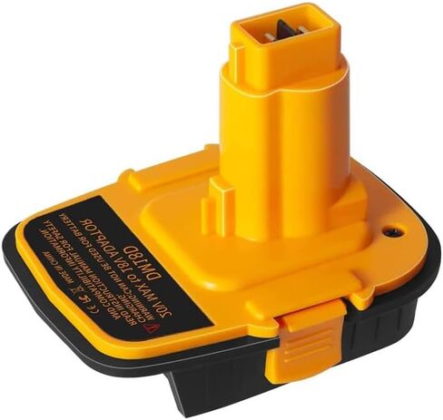Battery Adapter DM18D with USB,Compatible with Dewalt 18V Tools.Convert for DeWalt 20V & for Milwaukee M18 Lithium Battery to NiCad & NiMh Battery Tools in Kuwait