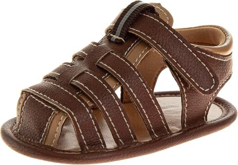 Avalanche Baby Infant Boy Sandals Newborn Non-Slip Soft Sandals for Baby Boys Outdoor Casual Summer First Walkers Shoes Size 2-4 Infant in Saudi Arabia