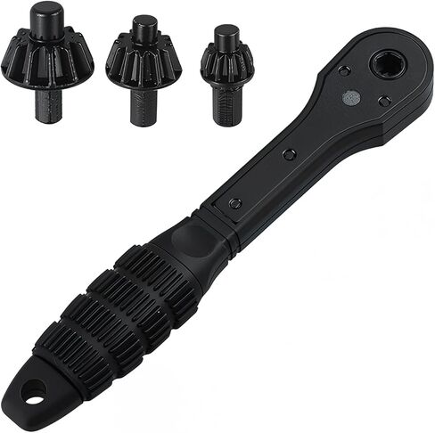 2-in-1 Ratchet Drill Chuck Key Wrench – Universal Chuck Key Replacement Tool for Drill, Compatible with Most Electric Drills and Power Tools in Saudi Arabia