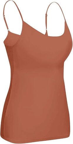 Workout Tank Tops for Women with Built in Bra, Sleeveless Gym Tops Seamless Racerback Athletic Yoga Shirts in Saudi Arabia