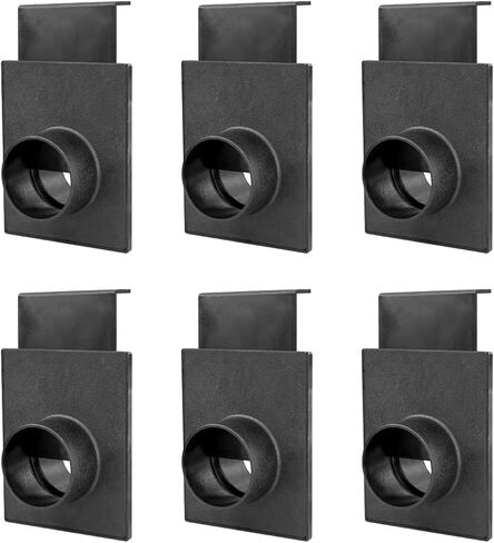 POWERTEC 70133-P6 2-1/2 Inch Blast Gate for Dust Collector, Dust Collection Fittings, 6 PK in Saudi Arabia