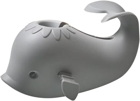 Faucet Cover Bathtub Baby Tub - Bath Spout Cover Baby Bathtub, Faucet Cover Baby Bathtub Silicone Whale for Kids, Toddlers, Blue (ALIBEBE) in Saudi Arabia