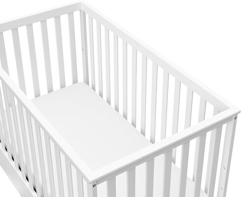 Graco Tristan 5-in-1 Convertible Crib with Drawer (Driftwood) – GREENGUARD Gold Certified, Fits Standard Crib Mattress, Premium Handle, Converts to Toddler Bed, Daybed, and Full-Size Bed in Saudi Arabia