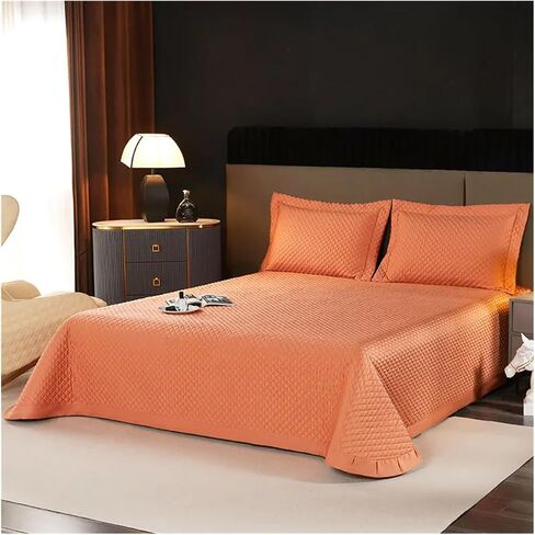 Luxury Long Staple Cotton Bedspread on The Bed Linen Anti Slip Bedspreads coverlets Double Bed Sheets Mattress Topper Bed Cover ，Bedding in Saudi Arabia