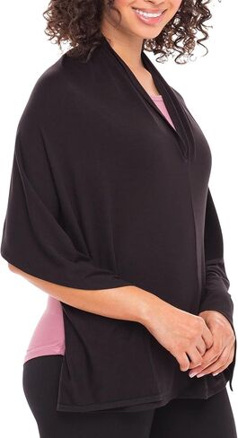 ST Women's Maternity Nursing Wrap, Color:Black, Size XL-3XL, (4449) in Saudi Arabia