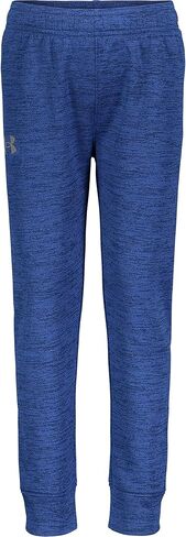 Under Armour Boys' Jogger, Pull on Style, Logo & Printed Designs (US, Numeric, 7, Regular, Cerulean 352 / White) in Saudi Arabia