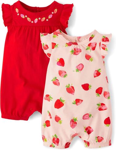 The Children's Place baby-girls And Toddler Everyday Summer Rompers in Saudi Arabia